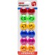 Магніти для дошки Смайлик D3 см 12 шт