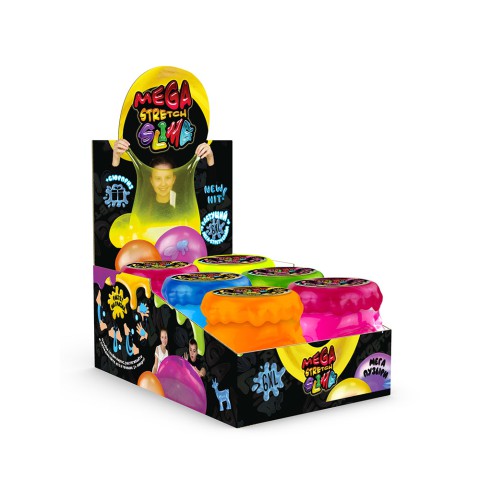 В’язка маса Mega Stretch Slime 6XL (українською)/російська, Danko Toys