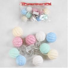 Гірлянда «Кульки» 10 лампочок, 2,5 м, мультиколор C46905