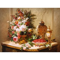 Пазли Castorland Квіти. Живопис, C-300488