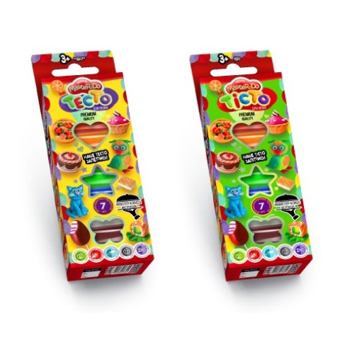 Набір творчості Тісто для ліпки Master Do, коробка, 7 кольорів, рос, Danko Toys