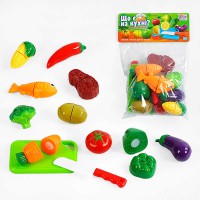 Продукти на липучках Що є на кухні? 12 елементів ніж дошка 65283