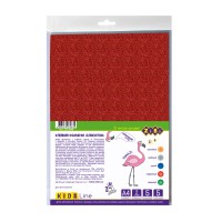Фоаміран із блискітками із клейким шаром KIDS Line, 2 мм, А4, 5 аркушів в упаковці (В асортименті)