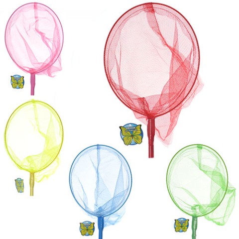 Сачок для метеликів, довжина 70 см, довжина ручки 50 см, діаметр 20 см, бамбук, M0077U/R (В асортименті)