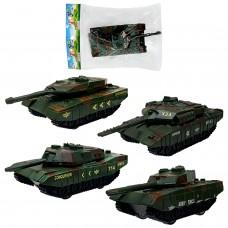 Танк 4 види, п/е 11*5*5см /672-2/