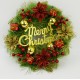 Вінок новорічний Merry Christmas D35 см 6527-P1127