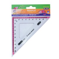 Косинець, 100 мм, з рожевою смужкою, блістер, 12 шт. в упаковці