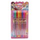 Набір гелевих ручок гліттер PR, 8 кольорів, у блістері