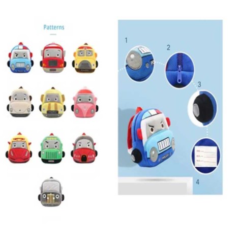 Рюкзак Машинка, 32x32x5 см, C60003 (В асортименті)