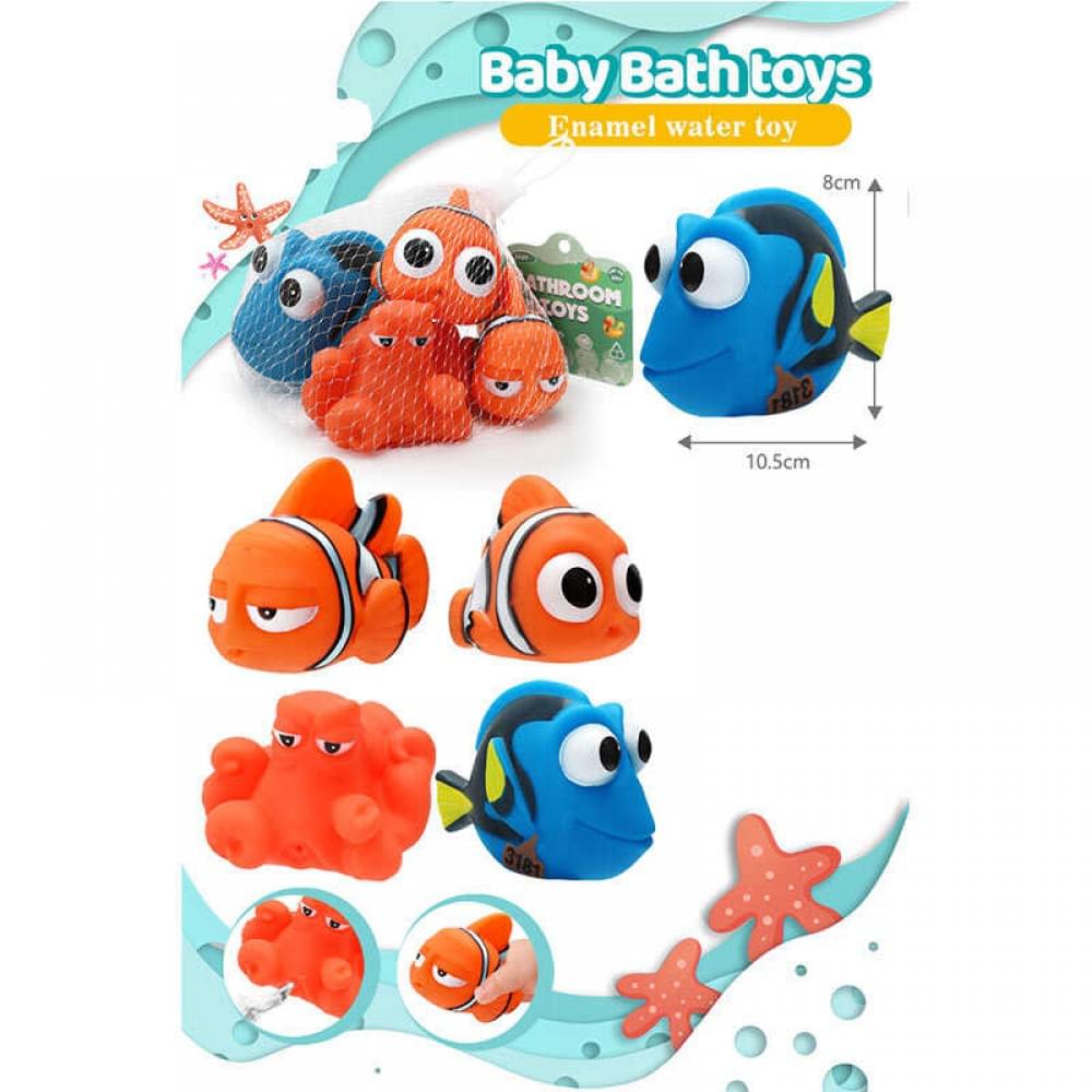 Набір пискавок 4 штуки в сітці /132/