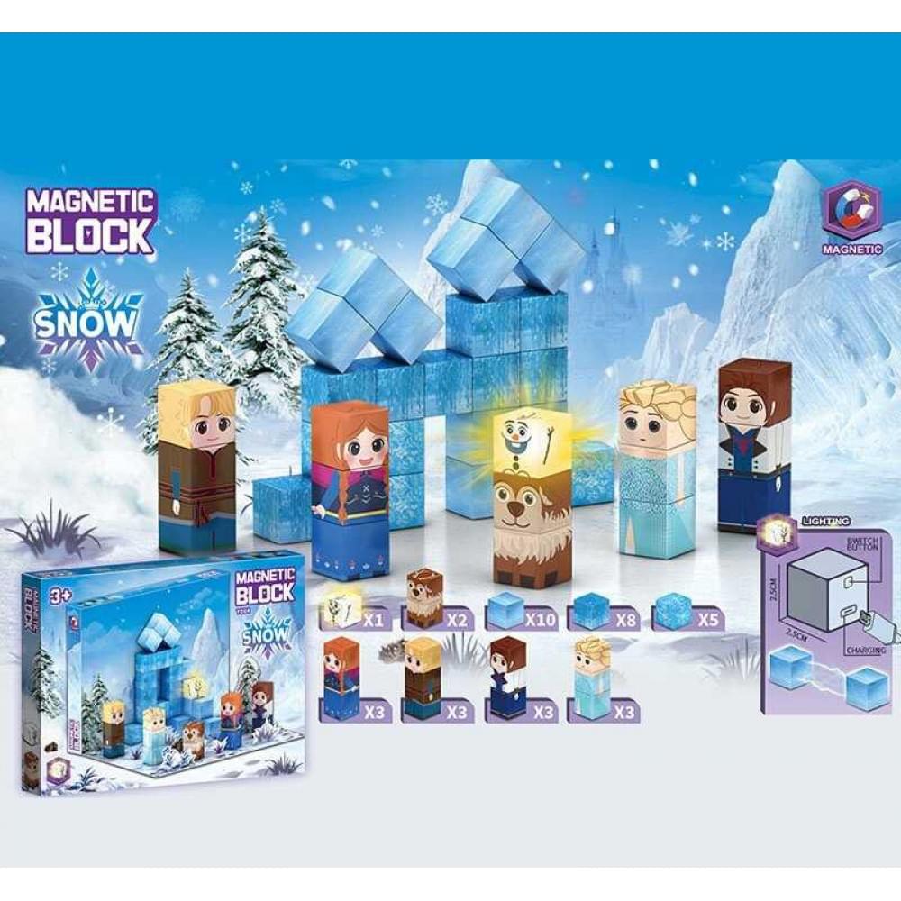 Магнітний конструктор в кор. 38 дет. 21*21*3см /72/