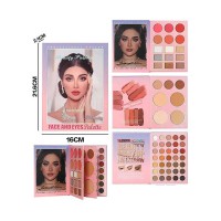 Косметика, 35 кольорів тіней, хайлайтери, пудра, контуринг