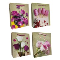 Набір подарункових пакетів Ніжний цвіт, 32x45x10 см, BL2402-55
