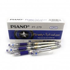 Ручка масляна "Piano" "Finely" 0,7мм, синя, ціна за 12 шт. //