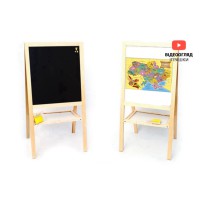 Мольберт шкільний магнітний з пазлом Мапа України 1165