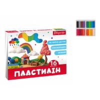 Пластилін Classic 1 Вересня, 16 кольорів, 320 г, 540676