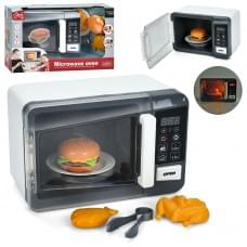 Мікрохвильова піч 23-15-14см, звук, світло, ел.табло, таймер, продукти, фаст-фуд, на бат-ці, в кор-ці, 34-20-16,5см /12/