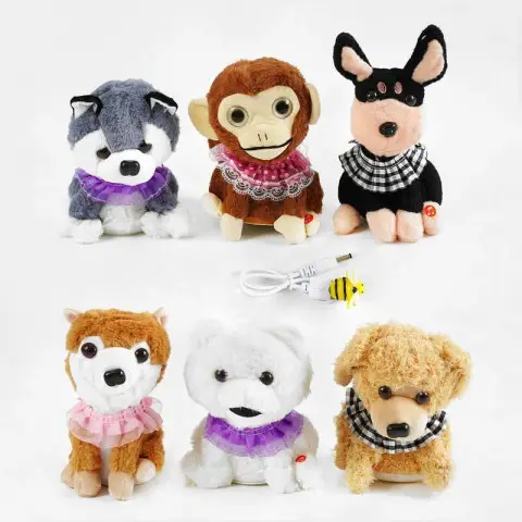 М’яка іграшка, 22 см, повторюшка, бджілка (В асортименті)