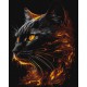 Картина за номерами Вогняна краса з фарбами металік extra 40×50 см КНО6516