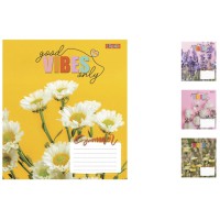 Зошити учнівські 60 аркушів клітинка. 1В Vibes, зошит дя записів 10 шт. в упаковці