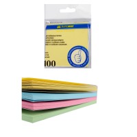 Блок для нотаток, 76x76 мм, 100 аркушів, декор пастель (В асортименті)