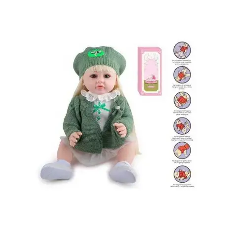 Лялька гумова функціональна AFD 52 см звуки прошите волосся 8866-56S