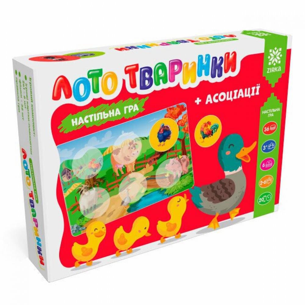 Гра Лото тваринки+асоціації(219)