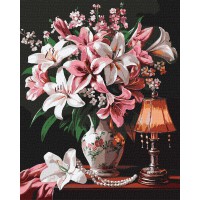 Набір для розпису по номерах Витончені лілії, 40x50 см