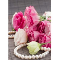 Набір для творчості алмазна картина Ніжність і розкіш Strateg SK88291, 40x50 см