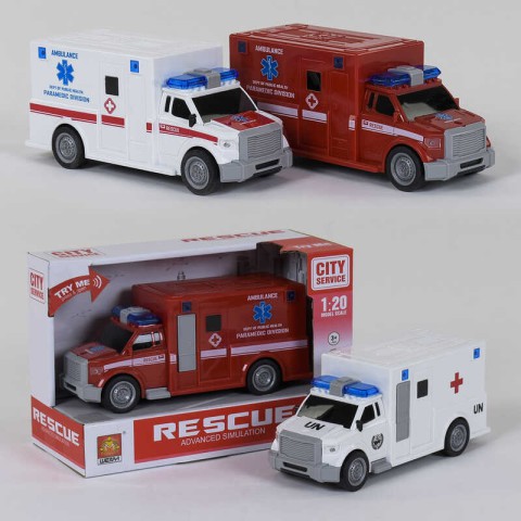 Швидка допомога, WY670A/B/C, звукові та світлові ефекти (В асортименті)