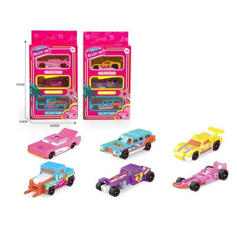 Набір металевих машин, 3 шт. (В асортименті)