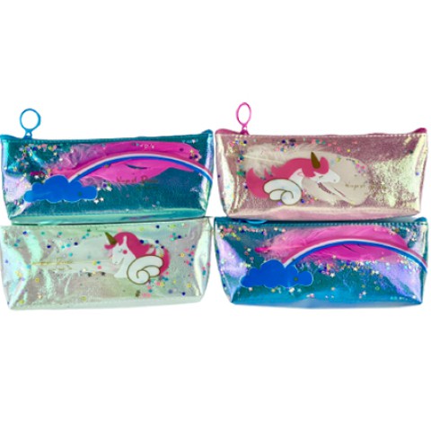 Пенал-косметичка блискучий Єдиноріг, 20x12 см (В асортименті)