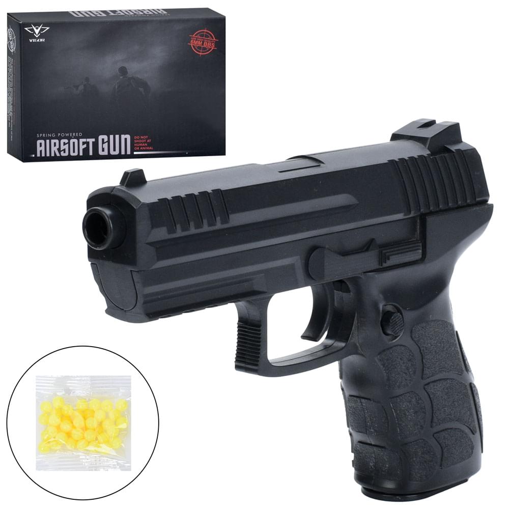 Пістолет 19,5см, пластикові кулі, в кор-ці, 20-14-4,5см /60/