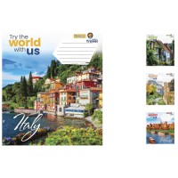 Зошити учнівські 24 аркуша клітинка. 1В World with us, 20 шт. в упаковці