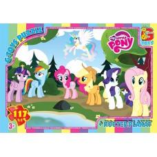 Пазли ТМ "G-Toys" із серії "My little Pony" (Маленька поні), 117 ел.