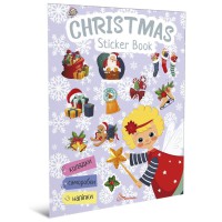 Веселі забавки для дошкільнят: Christmas sticker book. Пісні про святого Миколая (українською)