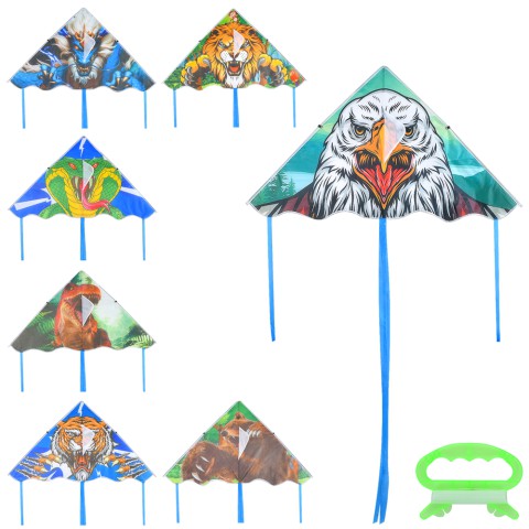 Повітряний змій, ширина 115 см, довжина 62 см, хвіст 110 см (В асортименті)