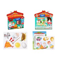 Гра настільна, магнітний театр Академія розвитку Курочка Ряба (українською)