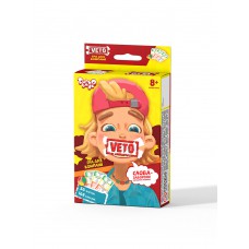 Настільна розважальна гра "veto" міні укр (32) danko toys