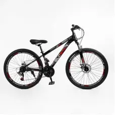 Велосипед спортивний Corso Global GL-26608 26" сталева рама, Saiguan 21 швидкість