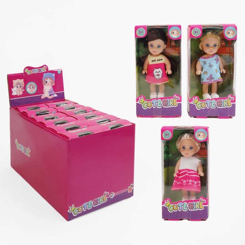 Лялька 11,5 см знімний одяг