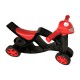 Біговел без звуку, чорно-червоний, Doloni-toys, 0136/02