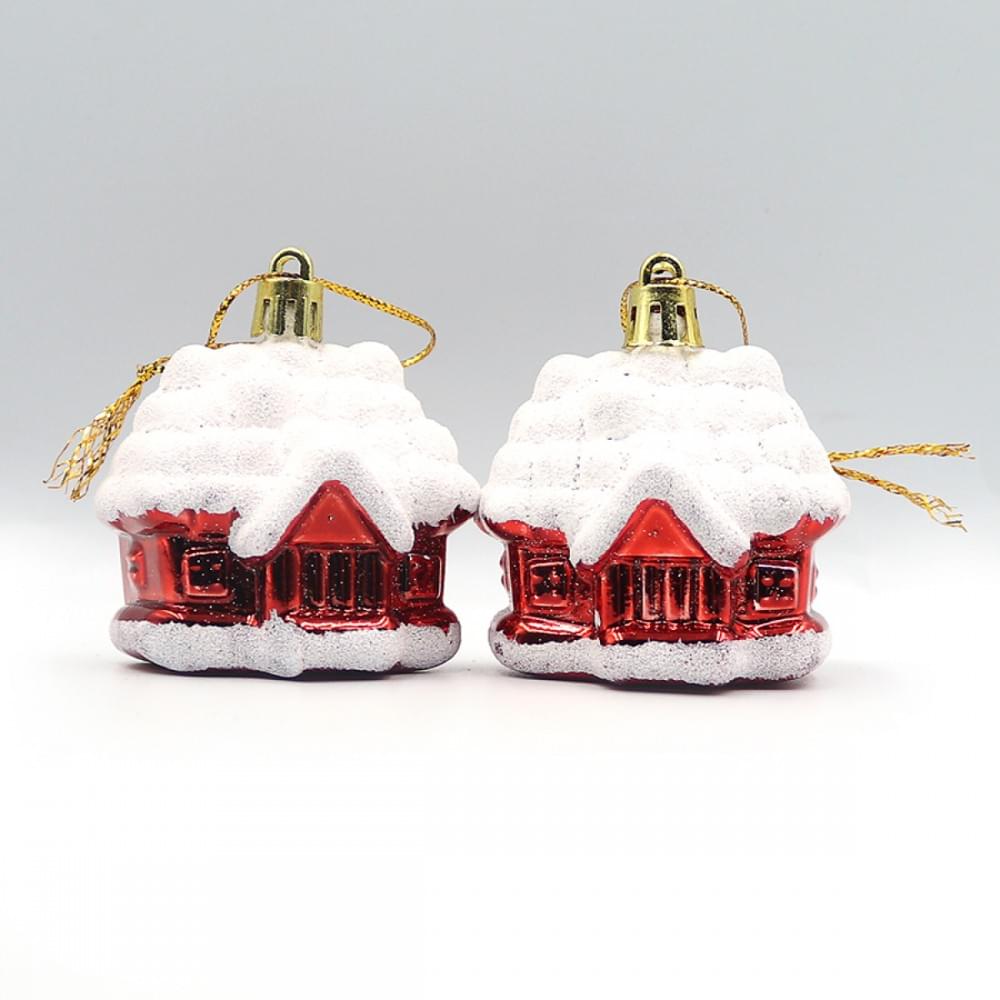 Ялинкова прикраса "Хатинка" 2шт., ОРР/етик.