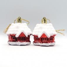 Ялинкова прикраса "Хатинка" 2шт., ОРР/етик.