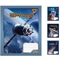 Зошити учнівські 24 аркуша клітинка. YES Space, 20 шт. в упаковці