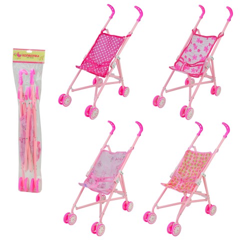 Коляска-тростина для ляльок MELOGO 39×28,5×55 см (В асортименті) 9302W-A/B
