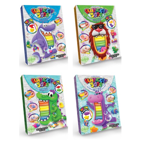 Набір творчості Пластилінове мило Play Clay Soap середній, рос, Danko Toys