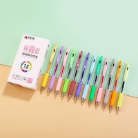 Ручка автоматична гелева Aodemei, 12 кольорів, 12 шт.