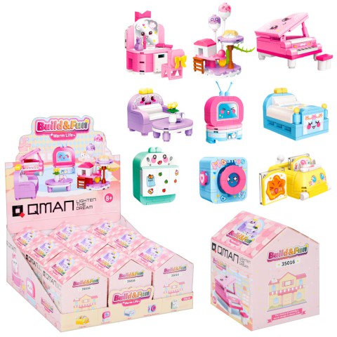 Конструктор Меблі, у коробці, сюрприз, (В асортименті)