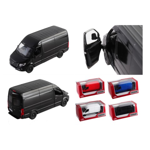 Металевий інерційний автобус Mercedes-Benz Sprinter 5", відкриваються двері (В асортименті)